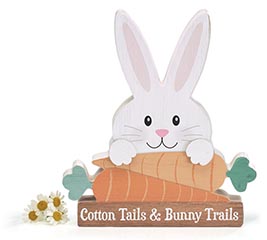 photo of COTTON TAILS BUNNY TRAILS BUNNY SIGN