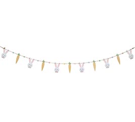 photo of WOODEN BUNNY CARROT GARLAND