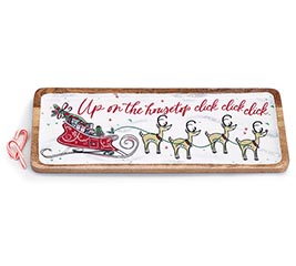 UP ON THE HOUSETOP SLEIGH TRAY