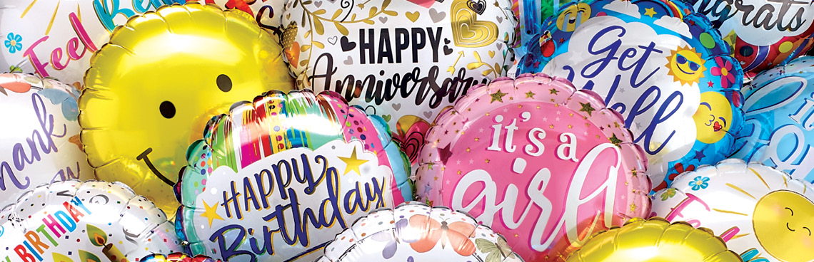 Air-Filled Foil Balloons