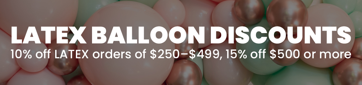 Latex Balloons Discounts
