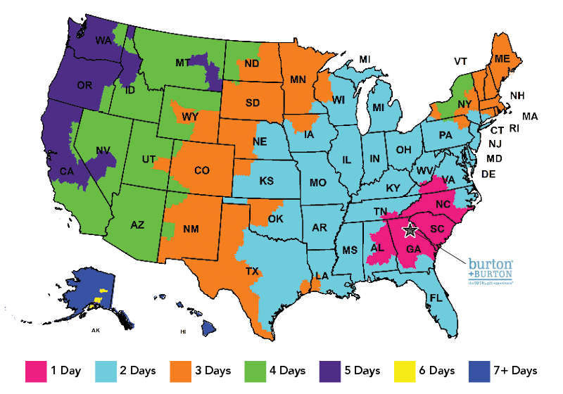 FedEx Map