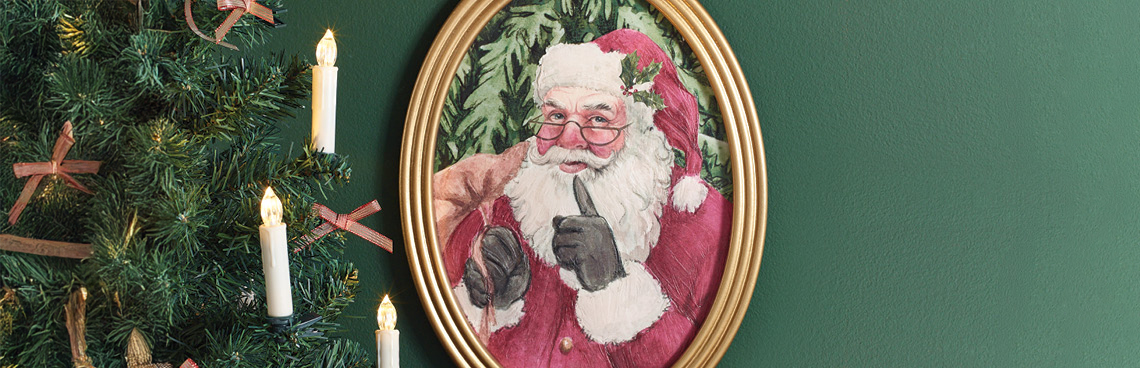 Santa wall hangings