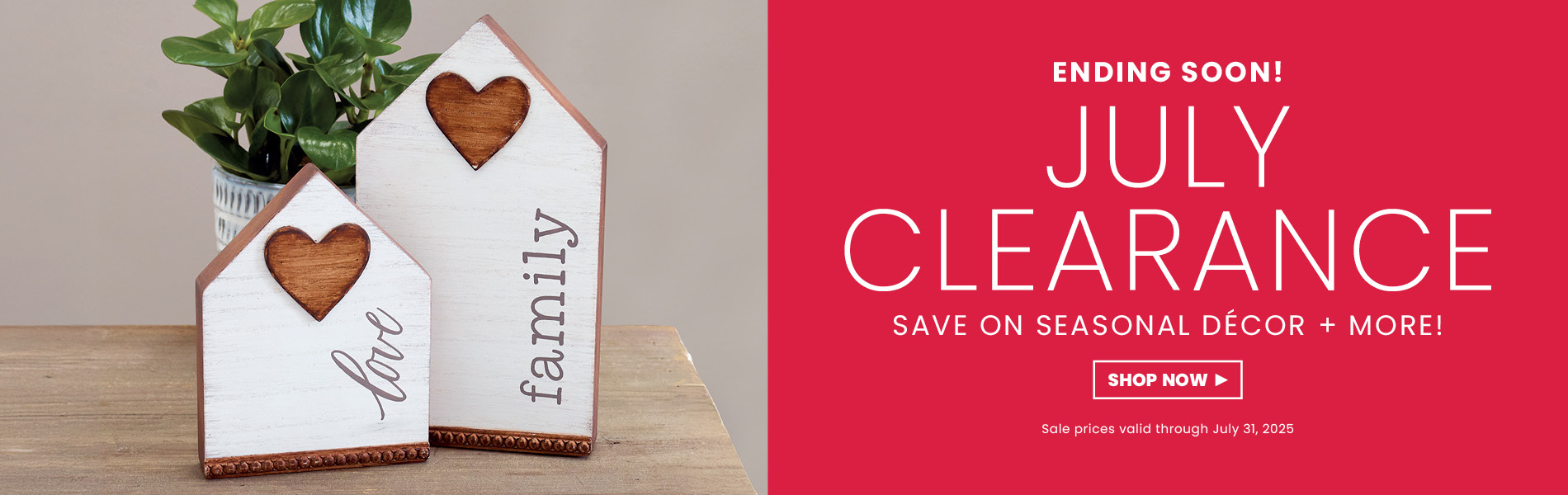 July 2025 Clearance Sale
