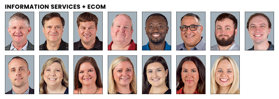 Information Services and Ecom employees