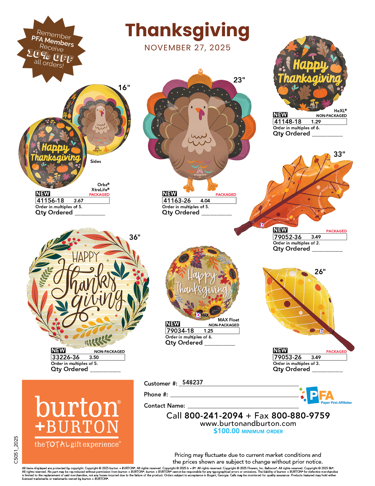 PFA Halloween Thanksgiving