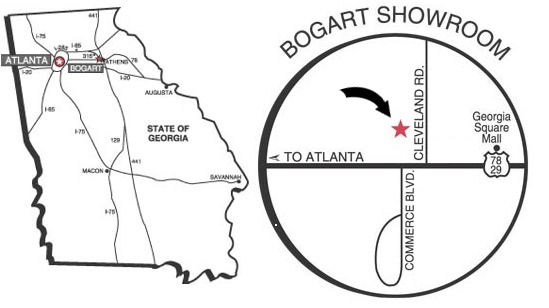 Bogart Showroom Map