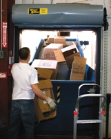 Cardboard baler