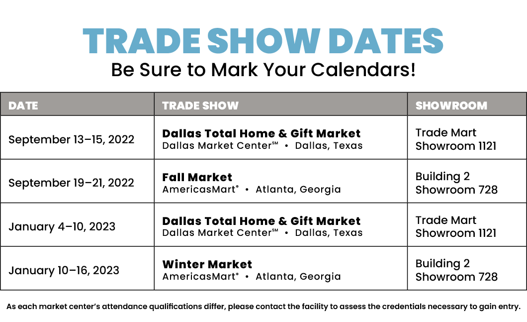 Trade Show Dates